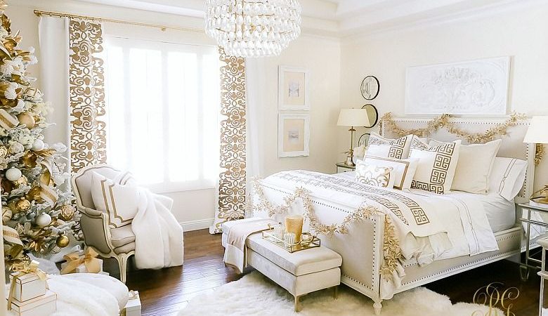 15 White and Gold Bedroom Ideas